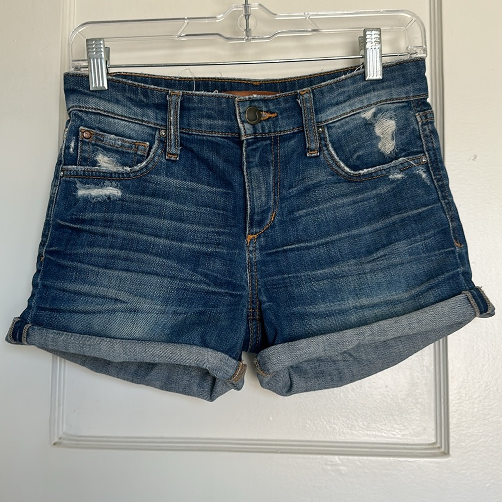 Joe’s Collector’s Edition soft distressed denim cutoffs
